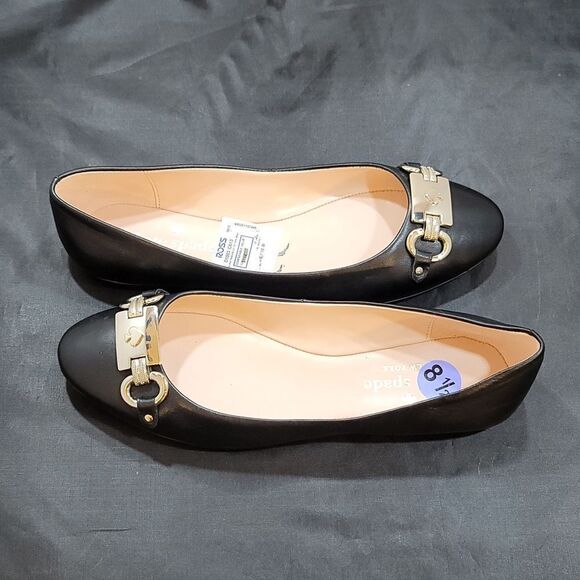 BRAND NEW PHOEBE FLAT IN BLACK LEATHER - Picture 12 of 16